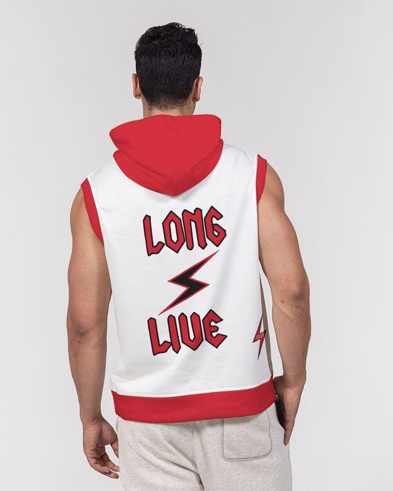 LONG LIVE THE THUNDER - Men's Premium Sleeveless Hoodie