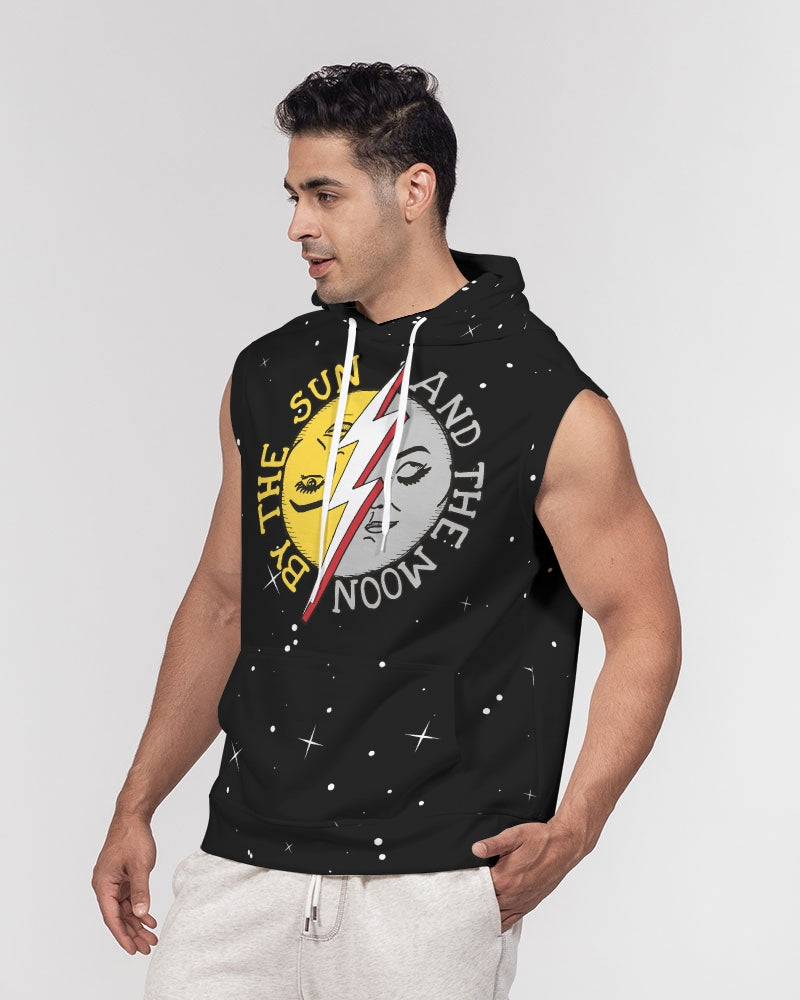 COSMIC THUNDER - Men's Premium Sleeveless Hoodie