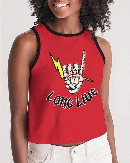 LONG LIVE THE THUNDER - Women's Cropped Tank