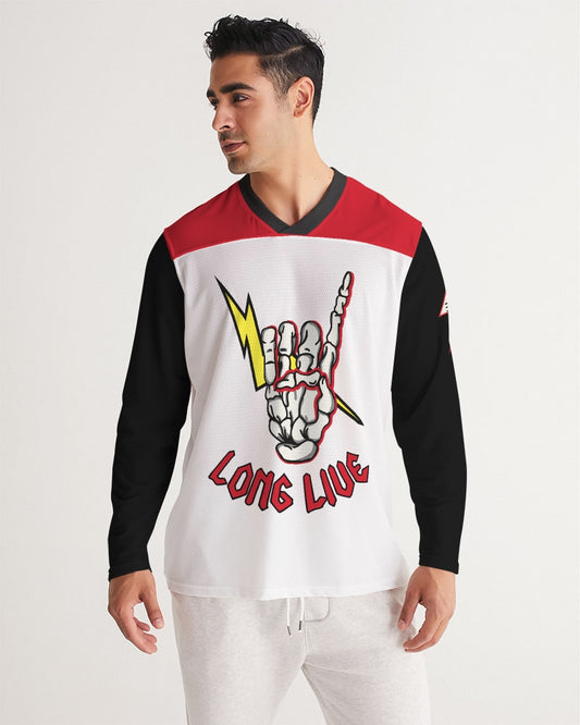 LONG LIVE THE THUNDER - Men's Long Sleeve Sports Jersey