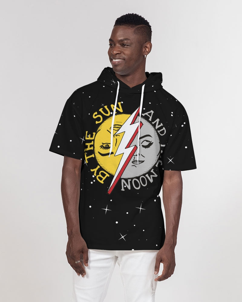 COSMIC THUNDER - Men's Premium Short Sleeve Hoodie