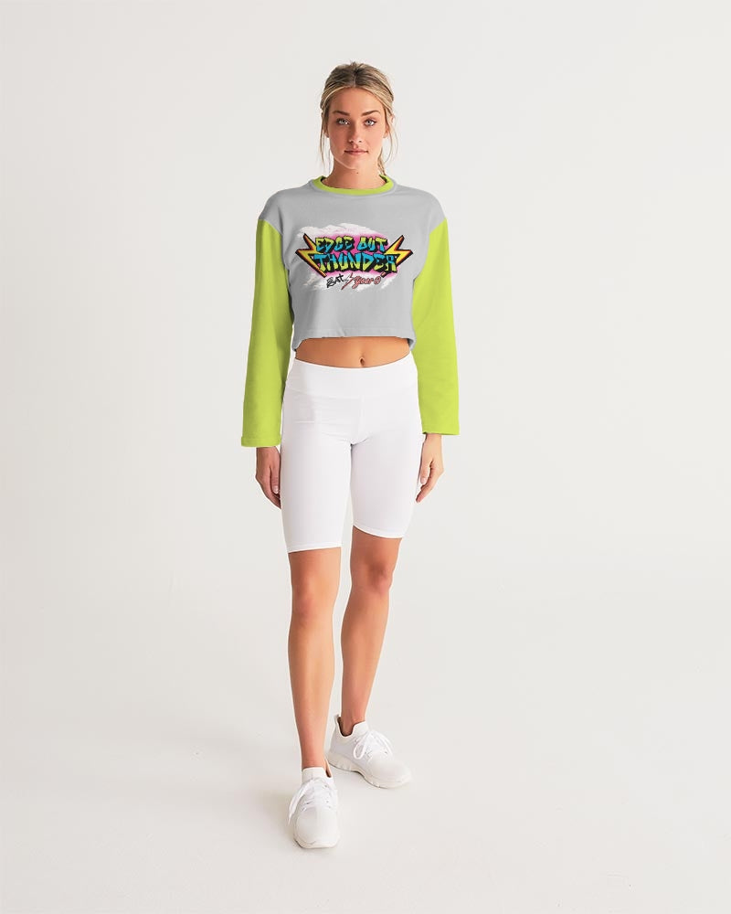 FRESH THUNDER - Women's Cropped Sweatshirt