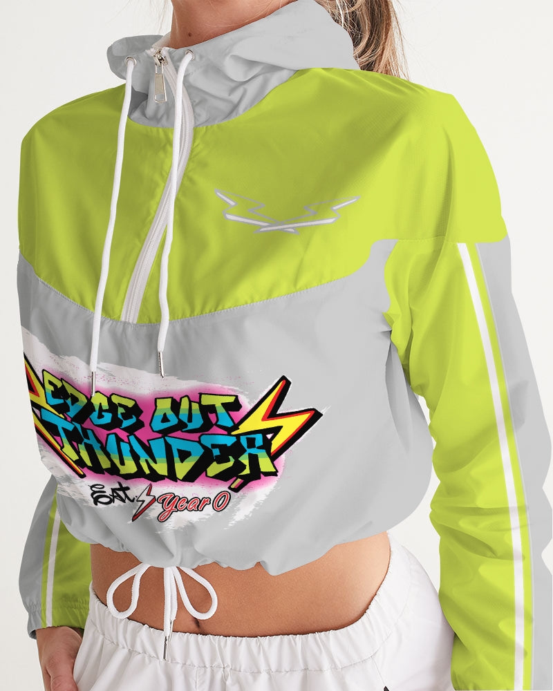 FRESH THUNDER - Women's Cropped Windbreaker