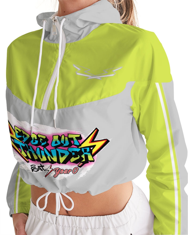 FRESH THUNDER - Women's Cropped Windbreaker