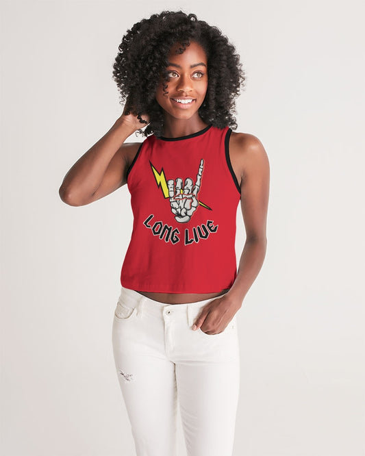 LONG LIVE THE THUNDER - Women's Cropped Tank