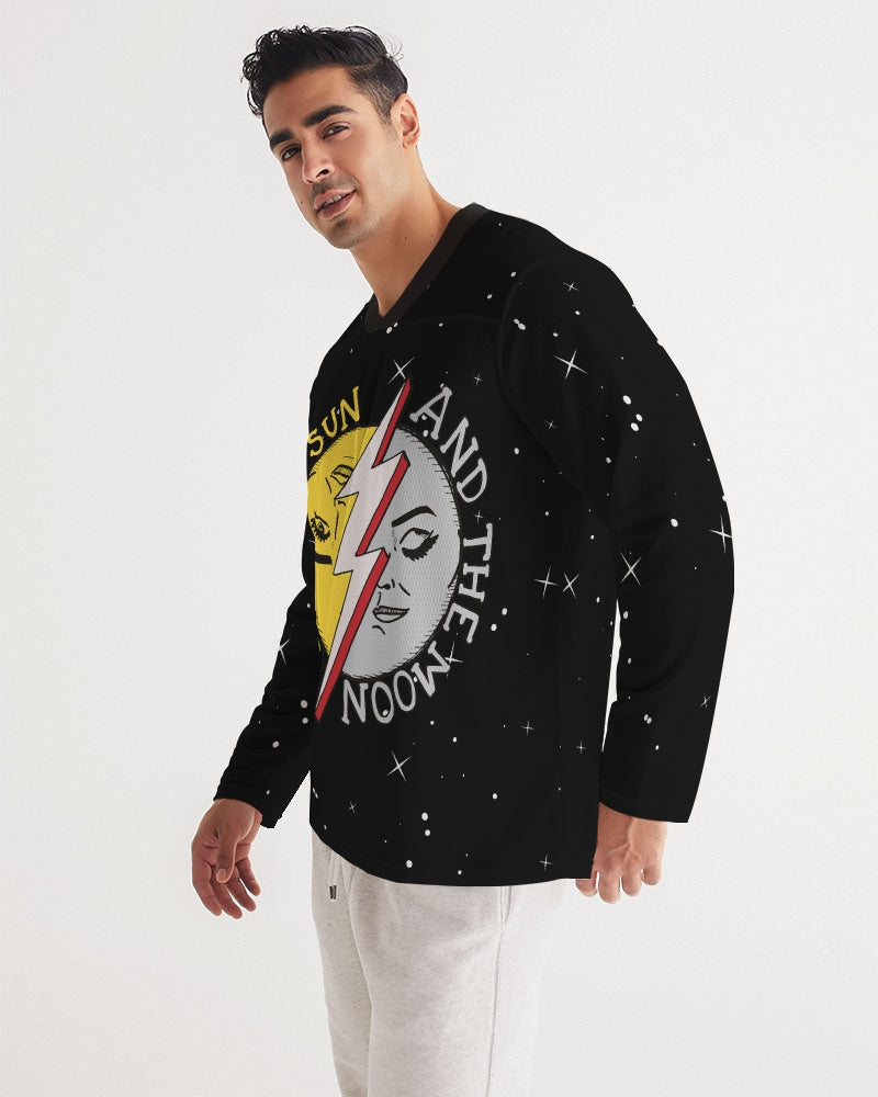 COSMIC THUNDER - Men's Long Sleeve Sports Jersey