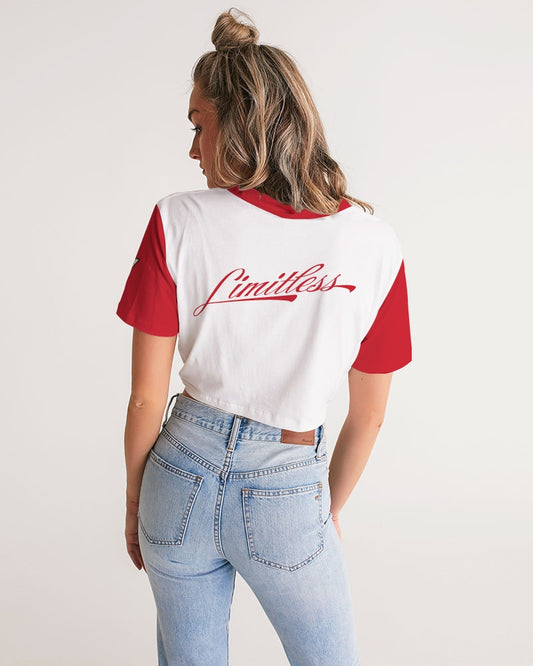 FREEBIRD - Women's Twist-Front Cropped Tee