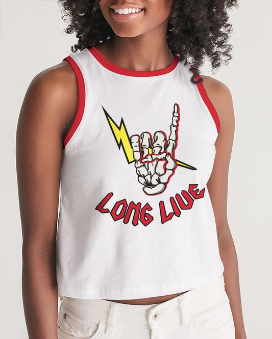 LONG LIVE THE THUNDER - Women's Cropped Tank