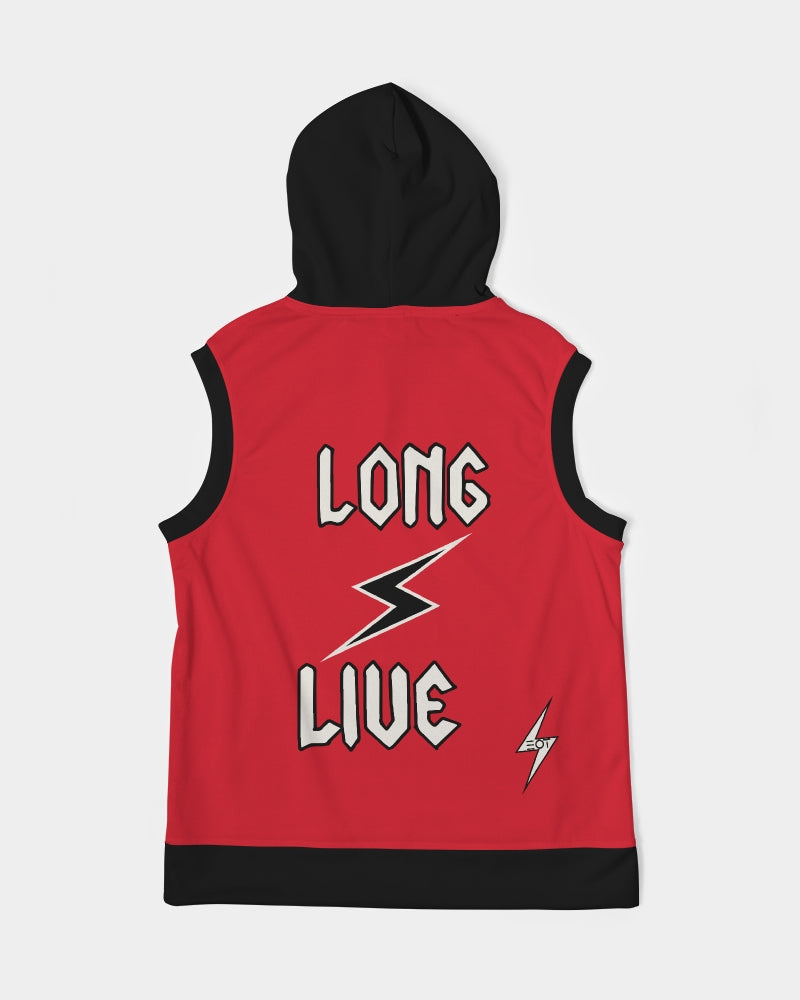 LONG LIVE THE THUNDER - Men's Premium Sleeveless Hoodie