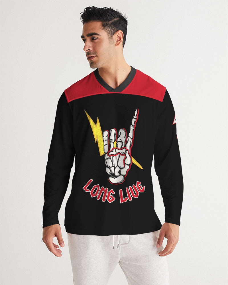 LONG LIVE THE THUNDER - Men's Long Sleeve Sports Jersey