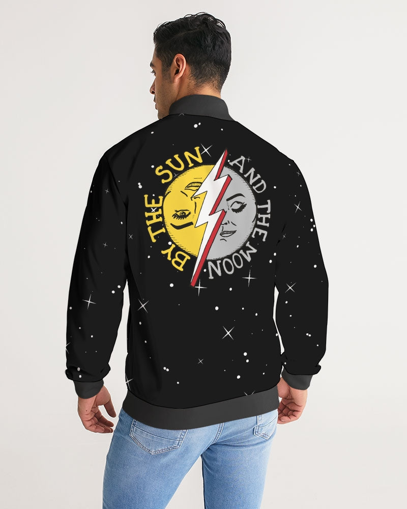 COSMIC THUNDER - Men's Stripe-Sleeve Track Jacket