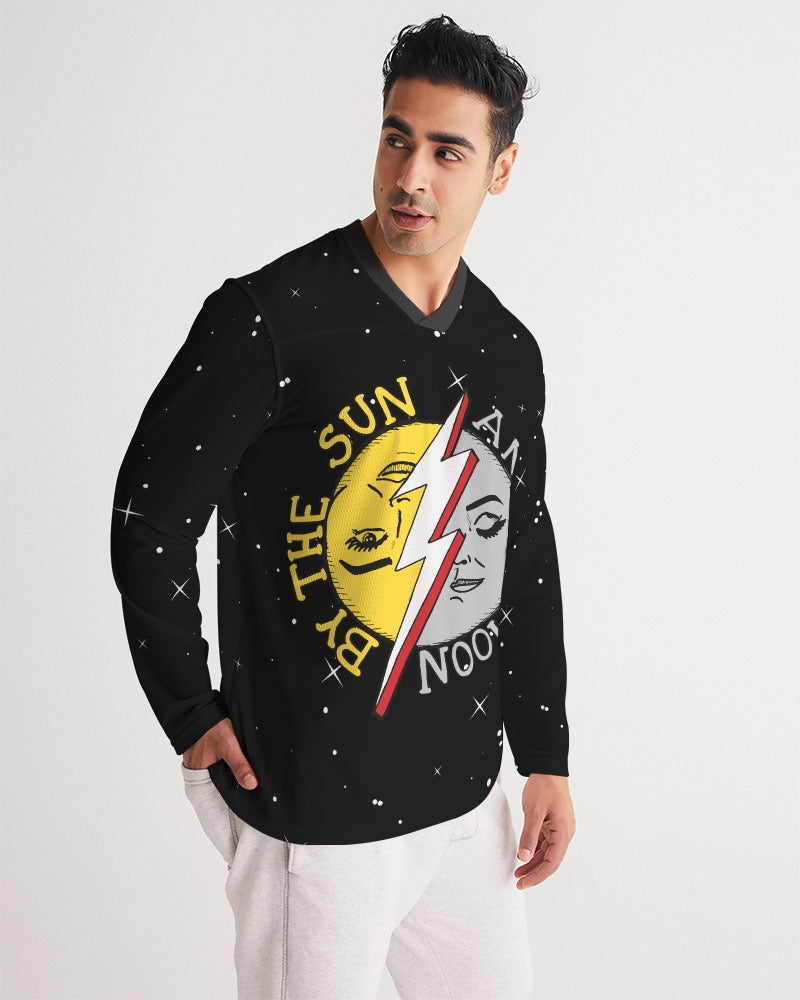 COSMIC THUNDER - Men's Long Sleeve Sports Jersey