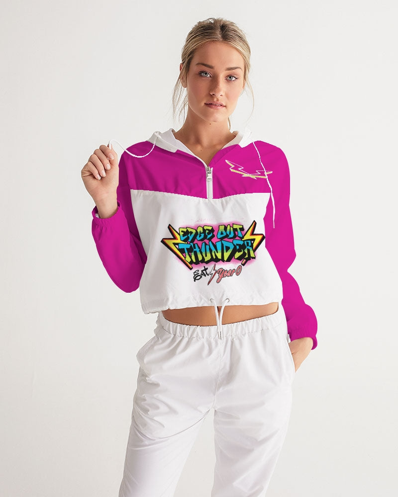 FRESH THUNDER - Women's Cropped Windbreaker