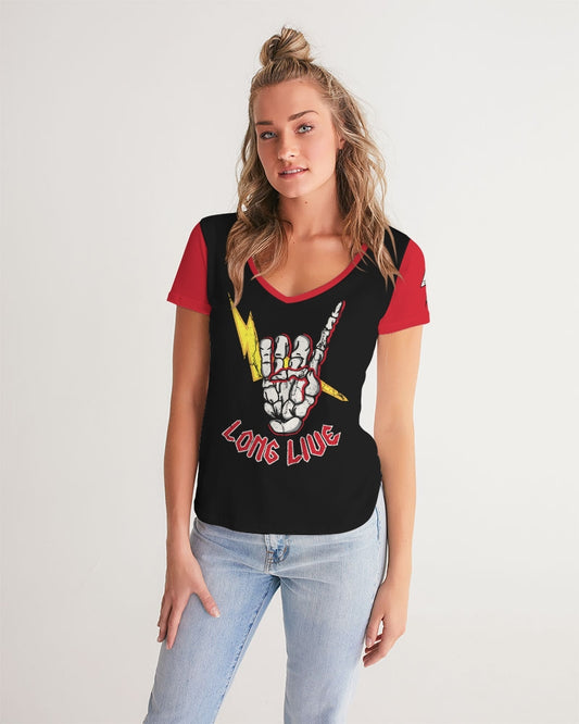 LONG LIVE THE THUNDER - Women's V-Neck Tee