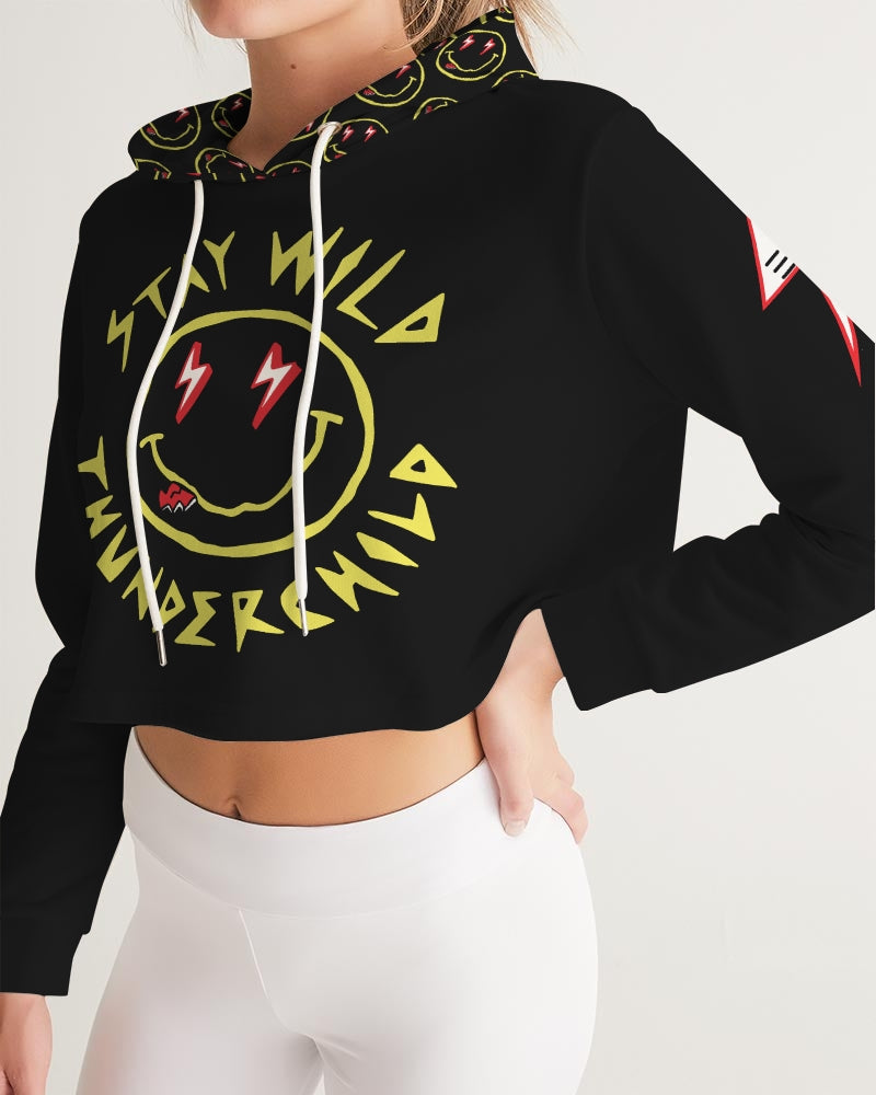 THUNDERCHILD - Women's Cropped Hoodie