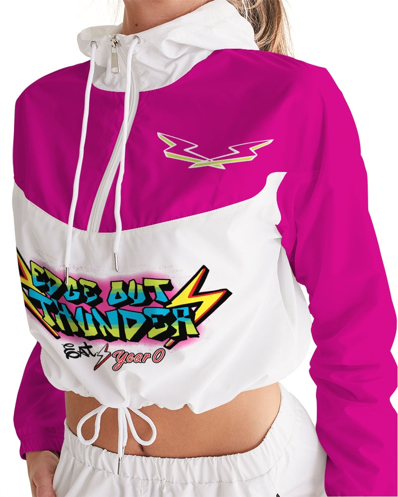 FRESH THUNDER - Women's Cropped Windbreaker