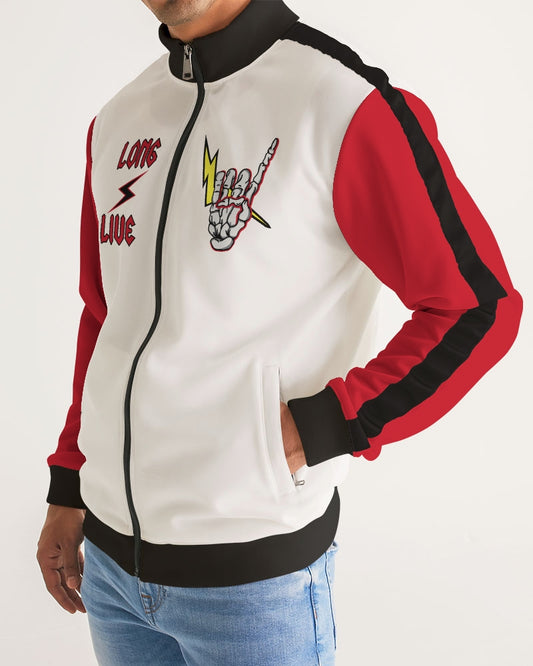 LONG LIVE THE THUNDER - Men's Stripe-Sleeve Track Jacket